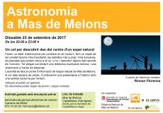 Nit d'astronomia a Mas de Melons