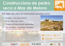 Construccions de pedra seca a Mas de Melons