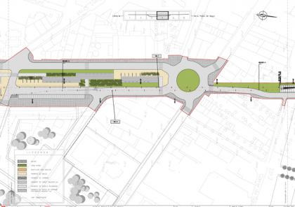 Plànol: Informe tècnic ambiental sobre l’estudi informatiu de la integració urbana a Balaguer de la línia ferroviària Lleida-La Pobla de Segur